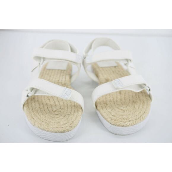 Tory Burch Bumper Espadrille Flat Beach Sandals Size 5.5 Hook Loop NIB Rope - Picture 5 of 12